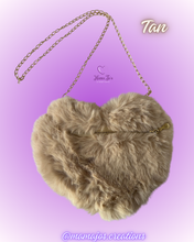 Load image into Gallery viewer, Fur Heart Purse