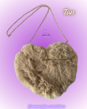 Load image into Gallery viewer, Fur Heart Purse
