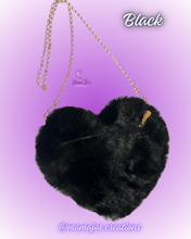 Load image into Gallery viewer, Fur Heart Purse
