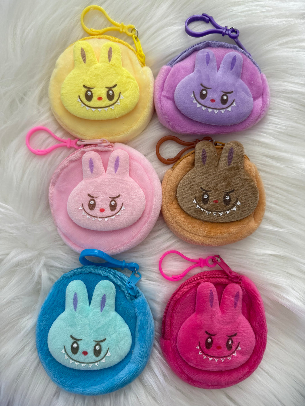 La Bu Bu Plush Coin Bag