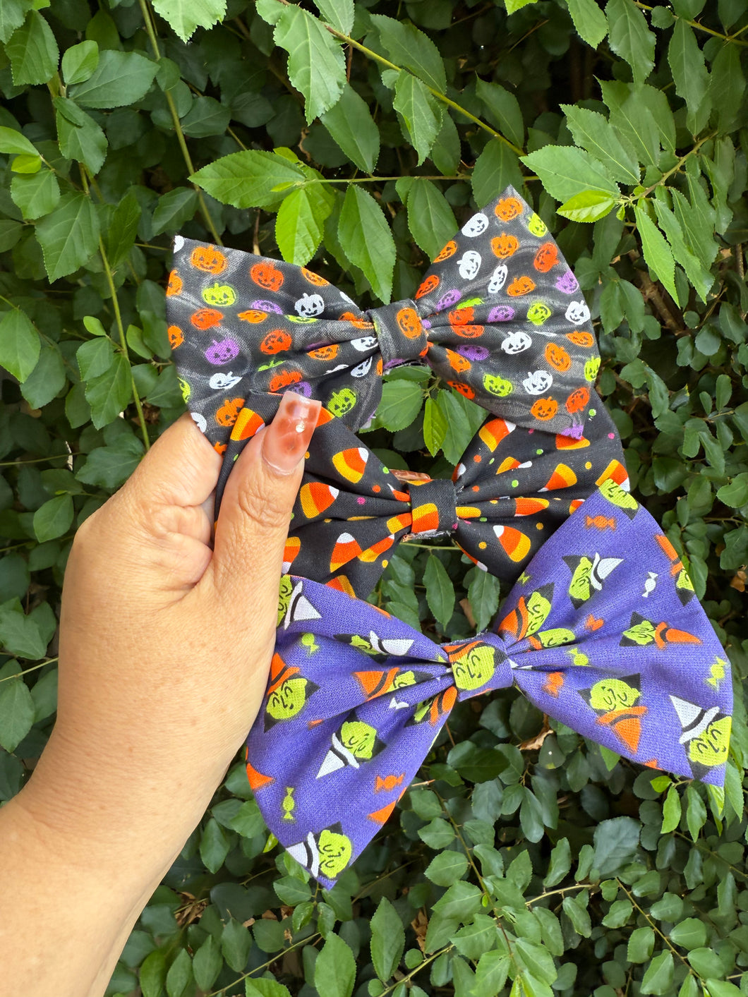 Spooky cute hair bows