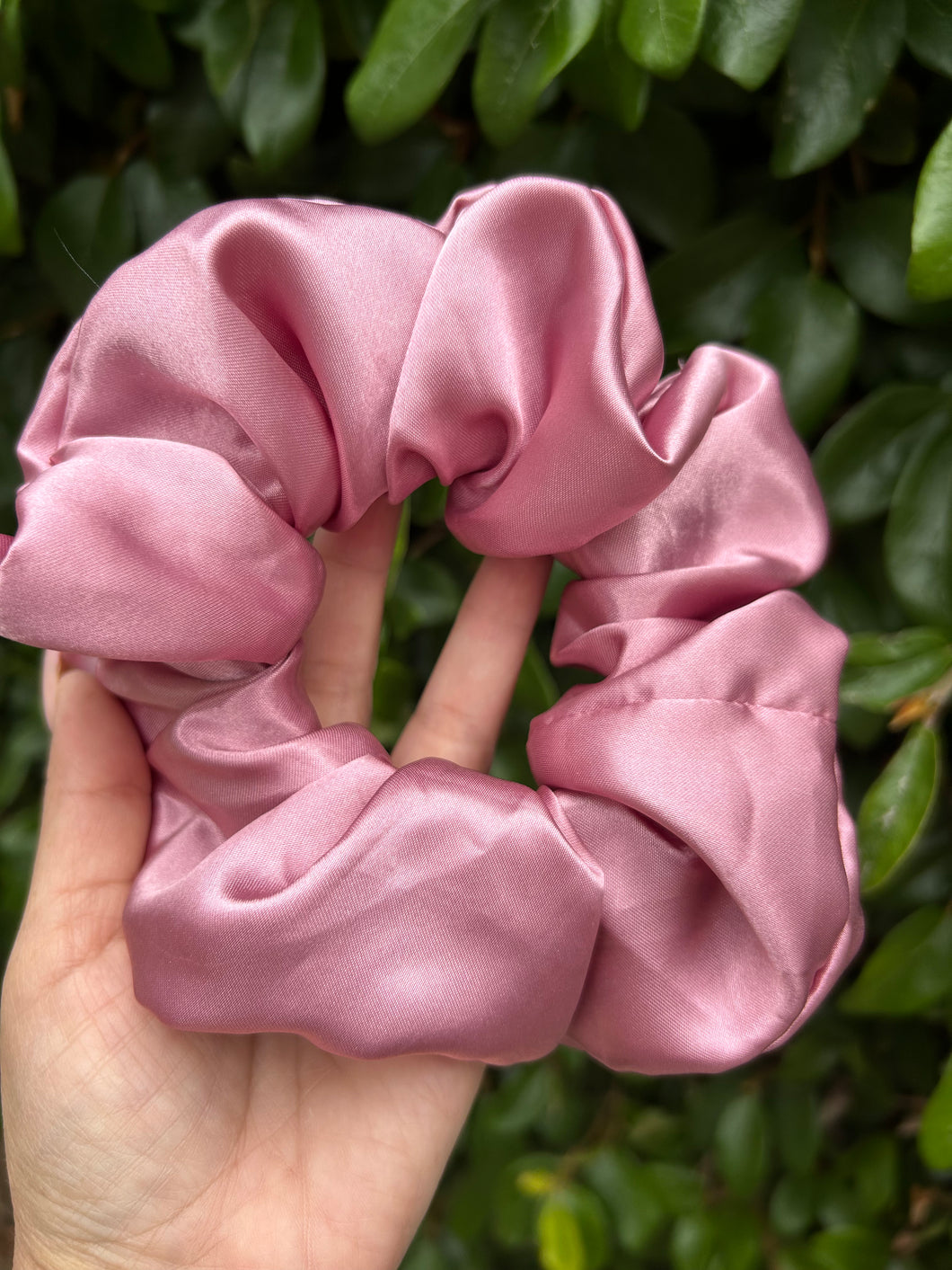 Satin Scrunchie Dusty Rose