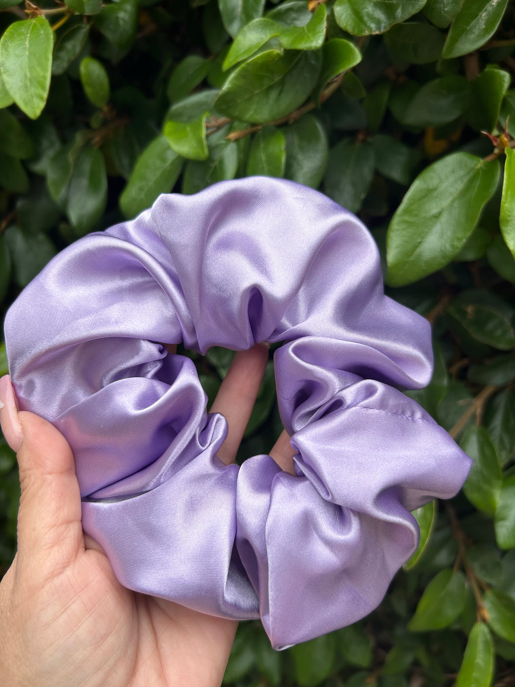 Satin Scrunchie Lavender