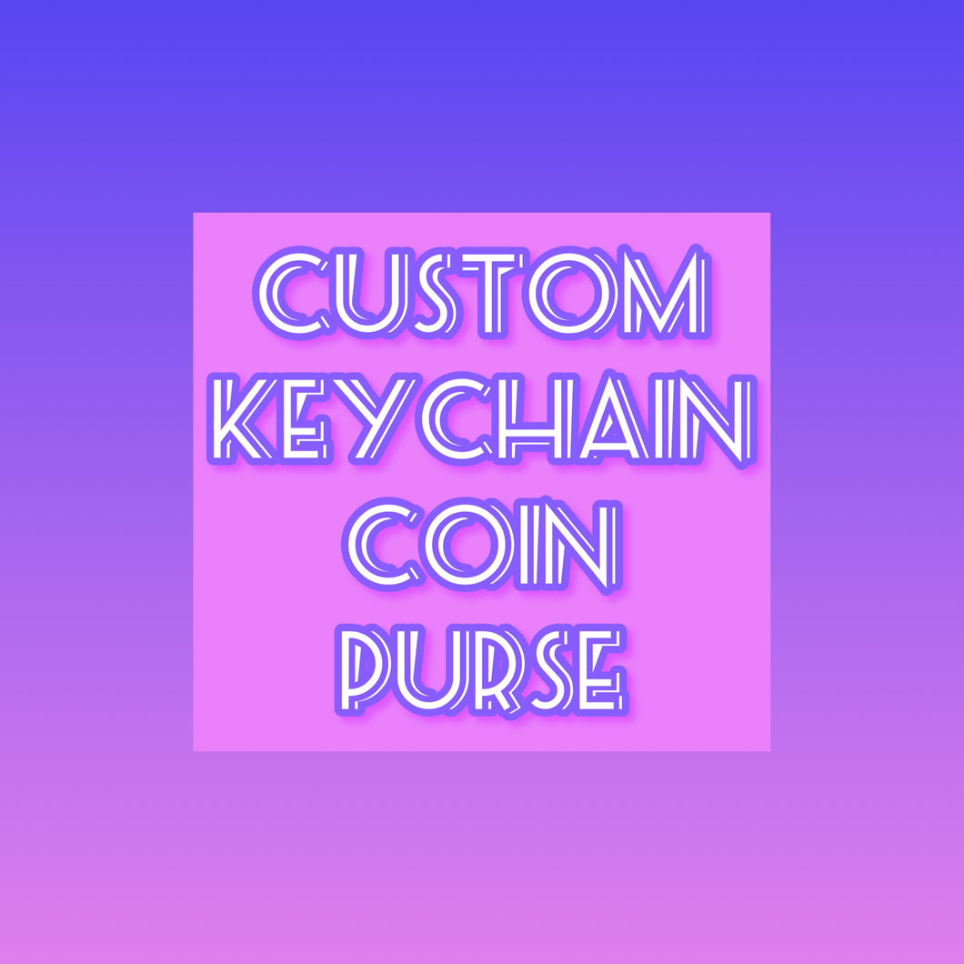 Custom Keychain Coin Purse