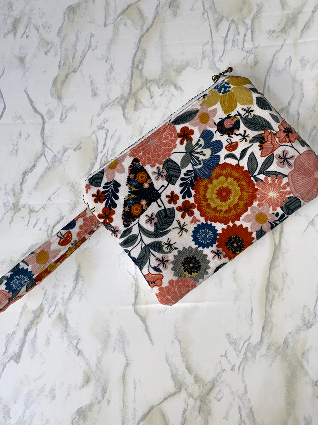 Sweet Florals Wristlet